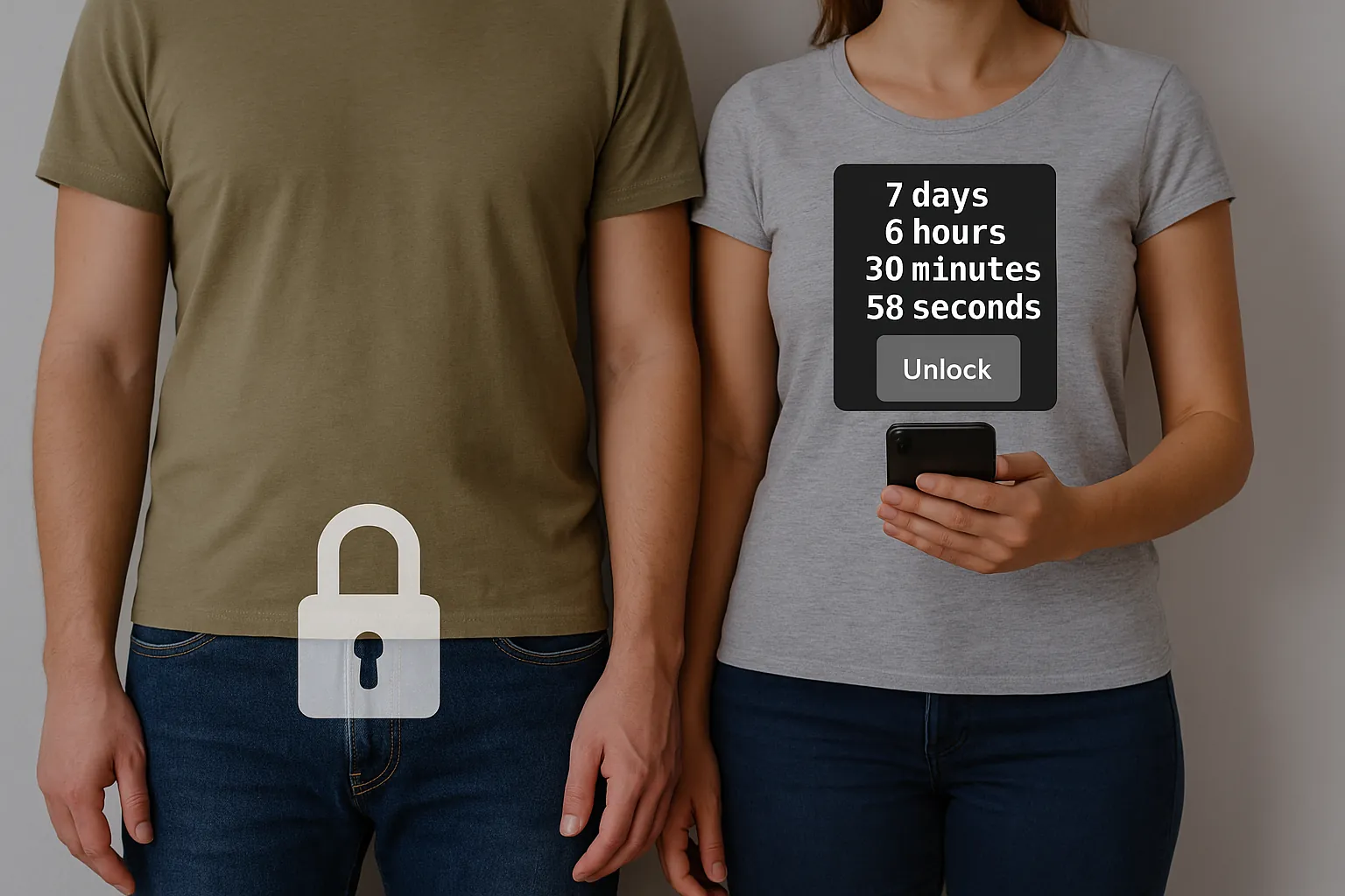 Timeline of chastity permissions and ritual check-ins