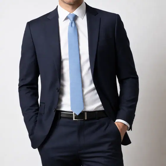 Submissive male profile portrait